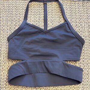 Balera Blue Dance Costume with Y-Back Design